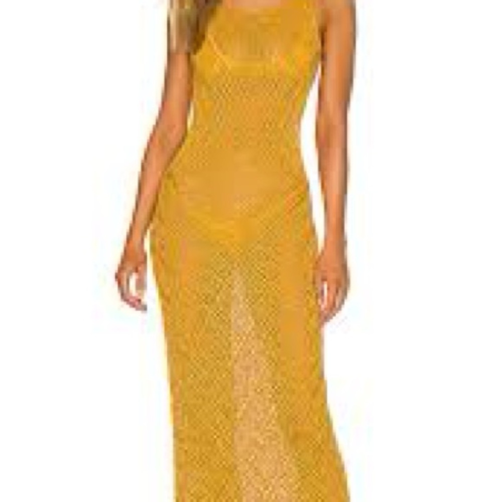 Savannah Morrow Jamaica Maxi Dress in Mango